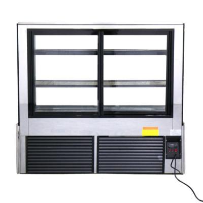 China Single-temperature Air Cooling Curved Glass Bakery Display Cabinet with CE/ETL for sale