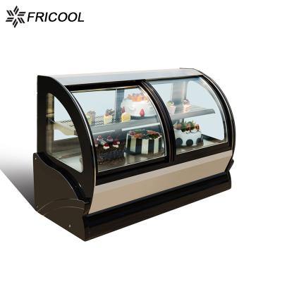 China Single-Temperature Double Countertop Access Showcase Bread Store Showcase With CE/ETL for sale