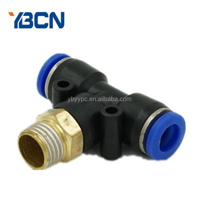 China Plastic Quick Pneumatic Connector Plastic Pneumatic Fitting Press In Fittings One Touch Fittings Tube Connector for sale