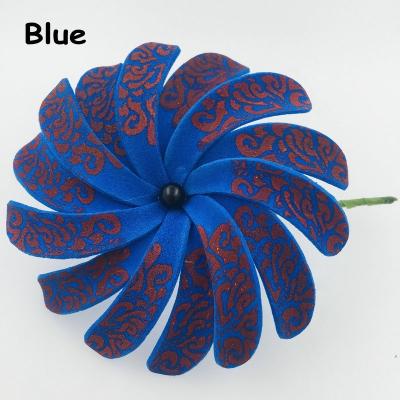 China Eva Hawaiian frangipani artificial island hair flower moss tiara tiara hibiscus ear plumerial accessories for sale