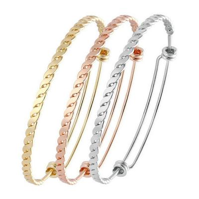 China Casual/Sporty Women Stainless Steel Wire Adjustable Bracelet for sale