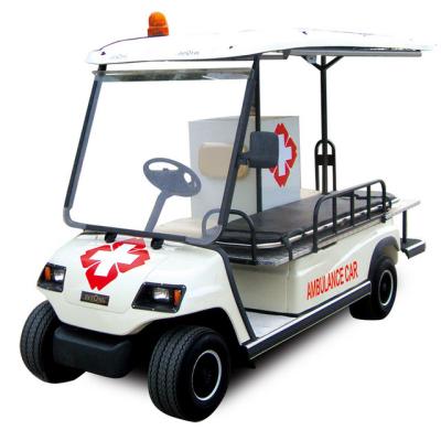 China PP Alloy 2 Seaters Electric Vehicle Ambulance Rescue Car Hospital Transport Golf Cart for sale