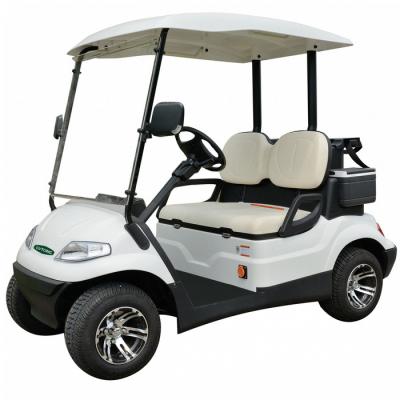 China Welded High Tensile Steel + PP Engineering Plastics 2 Seaters Small Four Wheel Electric Golf Cart Car With No. model LT-A627.2 for sale