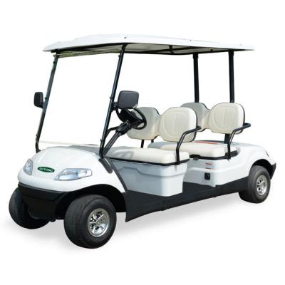 China High Tensile Steel Welded + PP Engineering Plastics 4 Seaters Electric Sightseeing Golf Car Buggy Cart for sale