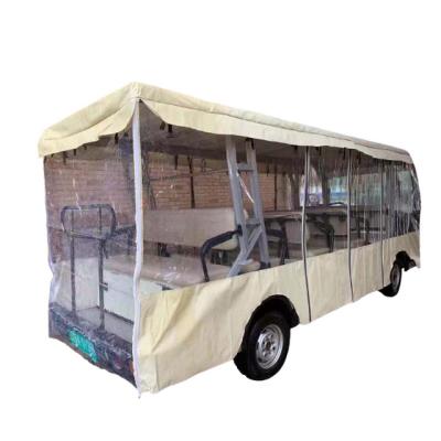 China Single Color Without Pattern Rain Cover Curtain For Electric Golf Cart Bus Sightseeing Vehicle (Rain Cover Or Curtain ONLY) for sale