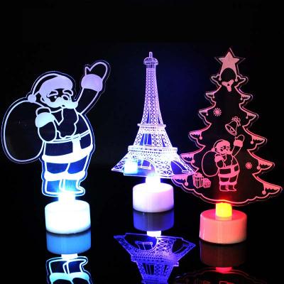 China Wholesale 2021 Instant Acrylic Lighting Gifts Fancy Design Happy New Year Festival Party Decoration Christmas Gifts for sale