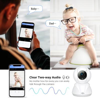 China Recording Function H.265 AI Smart Baby Camera 1080P IP Camera 128GB Wireless P2P Storage for sale