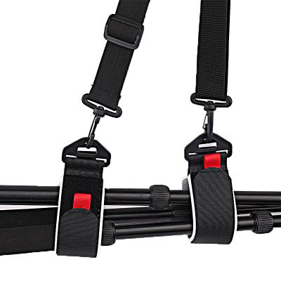 China Adjustable Rubber EVA Hook And Loop Shoulder Ski Carrier Strap Sling With Cushioned Backing HSX024 for sale