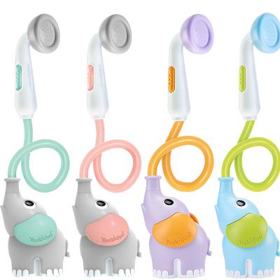 China Water Toys Constant Temperature Elephant Nozzle Epsilon Pump With Trunk Spout Fits Newborn In The Tub Baby Shower Head for sale