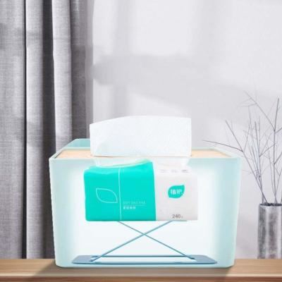 China Storage box tissue box spring box support one viable epsilon desktop pumping bottom suction at the end paper tissue support device for sale