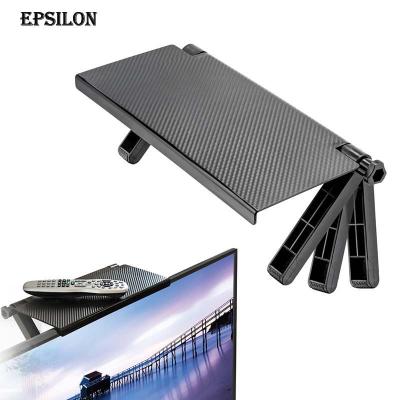 China Wholesale Epsilon Promotional ABS Stocked Computer Accessories Gifts Screen Top Shelf Wide Platform Solid Adjustable Screen Shelf for sale