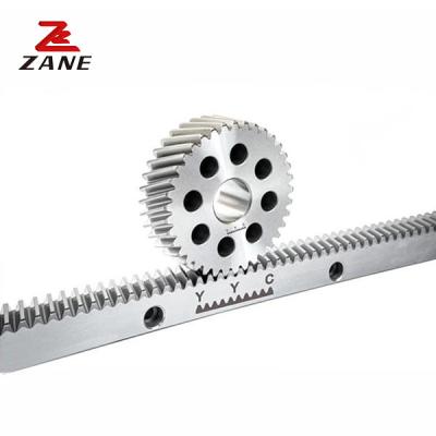 China CNC M2.5 Helical Spur Gerade rundes Stahlgetriebe YYC Rack und Pinion zu verkaufen