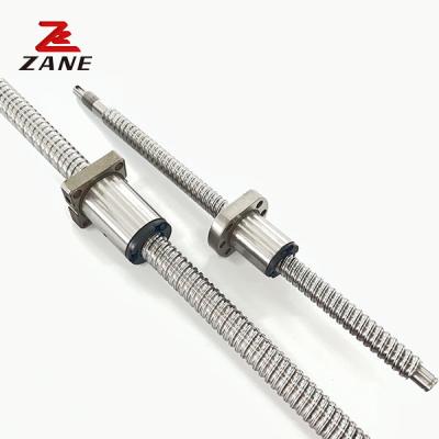 China 22 mm koudgewalste kogelschroefaseinde gemechaniseerde lineaire bewegingsloodschroef Te koop