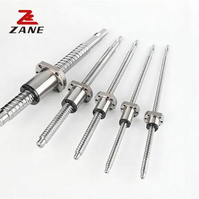 China Double Nuts DFU2505 Customized C7 C5 C3 Ball Screw And Nut 2505 Ball Screw For CNC for sale