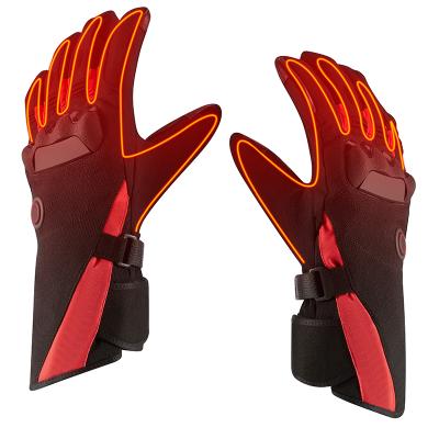 China Breathable Electric Heated Gloves Outdoor Winter Rechargeable Battery Warm Waterproof Glove for sale