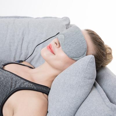 China Custom USB Heated Eye Mask Anti-puffiness Rechargeable Hot Eye Tip Massager Sleeping With Hot Cold Ice Gel Pack for sale