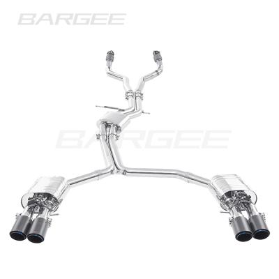 China Valvetronic Dual Boatman EXHAUST CATBACK for Audi B8 S5 S5 for sale