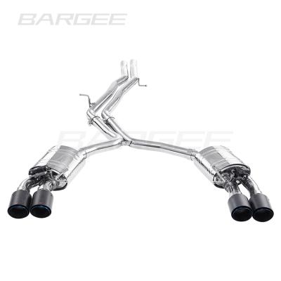 China Double boatman valvetronic CATBACK EXHAUST for Audi B9 S4/S5 S5 for sale