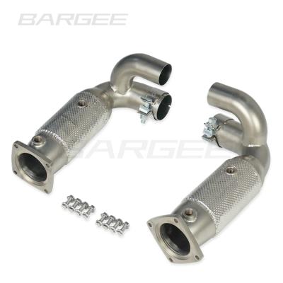 China Boatman cell catted downpipe for Porsche 911 sport 2015-2018 911 991.2 3.0T Carrera for sale