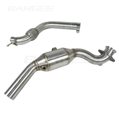 China Boatman cell catted downpipe for Ford Mustang 2015-UP 2.3T Mustang for sale