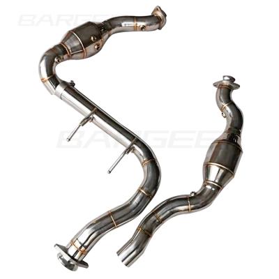 China Boatman cell catted downpipe for Ford F150 RAPTOR 2017-UP V6 422Ps/310 KW 3.5TT F150RaptorSVT for sale