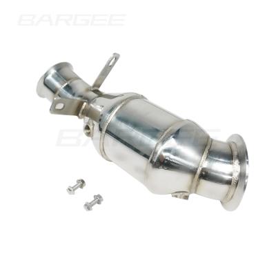 China Boatman 300 cell catted downpipe for BMW N55 3.0T 14~16 F20/F21/F30/F32 M135/M235/335i/435i 435I for sale