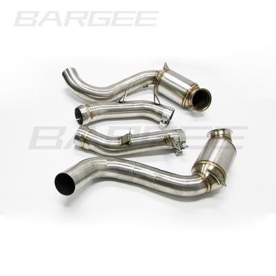 China Catless Boatman Downpipe For Mercedes Benz C63 C63s AMG W205 M177 Downpipe Kit C63 C63s AMG W205 2015 - 2020 for sale