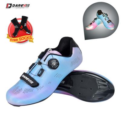 China 3D Pearl Reflective Colorful Shockproof Colorful Road High Cycling Shoes SIDIY Cycling Shoes Carbon for sale