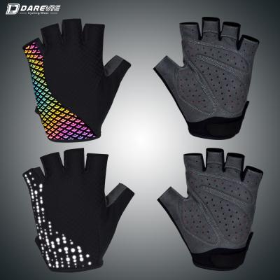 China OEM Unisex Men's Gloves Custom Half Finger Color Reflective Cycling Gloves DAREVIE DVG010 for sale