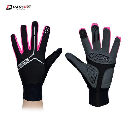 China Full Finger Touch Screen Sports Cycling Gloves Driving Windproof Cycling Gloves for sale