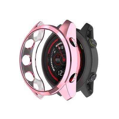 China Eco-friendly Soft TPU Plated Protective Case For Garmin Forerunner 745 Watch Accessories for sale