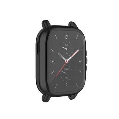 China Scratch-Resistant For Amazfit GTS 2 Watch 2E Cover Replacement Plating Plated TPU Shockproof Protective Full View Shell for sale