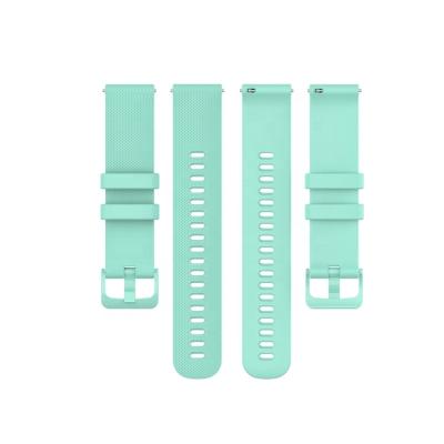 China Water Resistant 18mm Sports Silicone Wrist Strap For Garmin Vivoactive 4S Smart Watch Band for sale