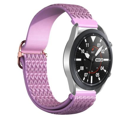 China 20MM Breathable Diamond Nylon Replacement Band Strap For Samsung Galaxy Watch 3 41MM 45MM Smartwatch Strap for sale