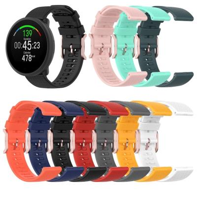 China High Quality Soft Silicone 10 Colors Sports Watch Band Wrist Strap For POLAR Unite Replacement Watch Band 20cm Watch Strap for sale