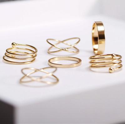 China TRENDY jewelry August common ring fashion exaggerated simple retro stainless steel women's hollow ring for sale