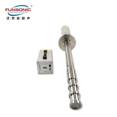 China Metallurgische metaaloplossing Ultrasone ontgassingsapparatuur 20Khz Hoog vermogen Te koop