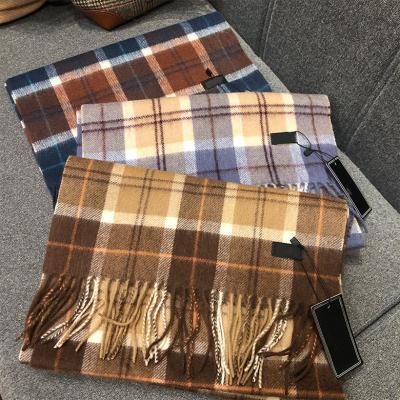 China Blanket Winter Plain Scarves Soft Smooth Feeling Anti Static Blanket Checked 100% Acrylic Wool Pashmina Lady Women Cashmere Scarf for sale