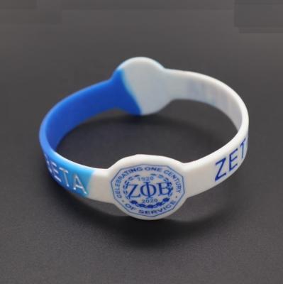 China Promotion Store Greek Wristband Bracelet/Bracelet/Zeta Phi Beta Wristband Greek Sorority Letters for sale