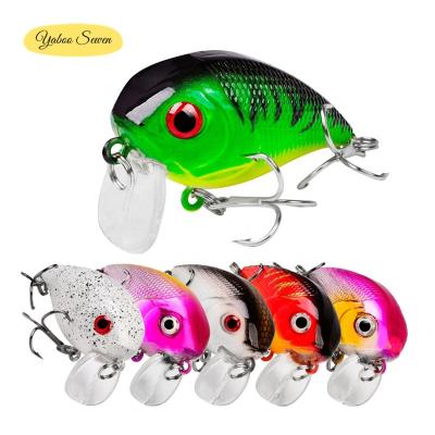 China Wholesale 4.5cm ABS Plastic Crank 7g Bait Plastic Floating Artificial Hard Lures for sale