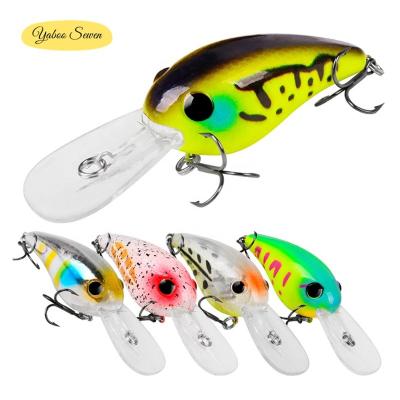 China Wholesale 9cm ABS Plastic Crank 15g Bait Plastic Floating Artificial Hard Lures for sale