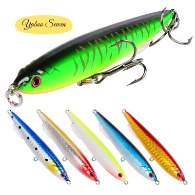 China ABS Wholesale 9.3cm Artificial Pencil 13.5g Plastic Bait Sinking Fishing Lures for sale