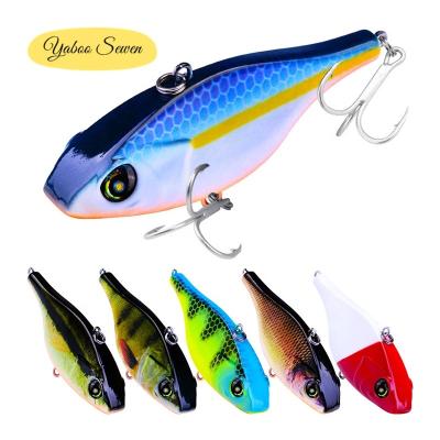 China Wholesale ABS Plastic 7.8cm 20.5g Sinking VIB Artificial Hard Bait Plastic Fishing Lures for sale