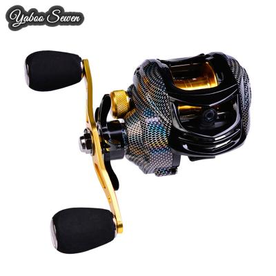 China Wholesale 18+1BB Aluminum 7.2:1 Alloy+Nylon Magnetic Brake High Speed ​​Bait Rig Fishing Reels for sale