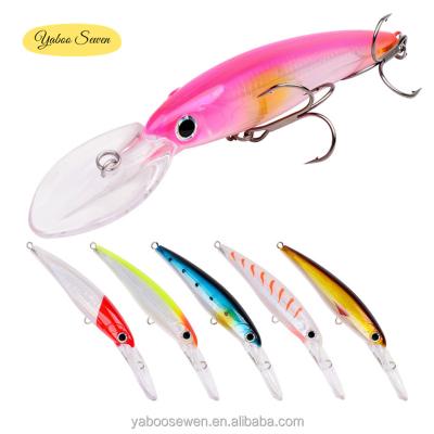 China ABS Plastic Wholesale 17cm Minnow 32g Bait Plastic Artificial Hard Fishing Lures for sale