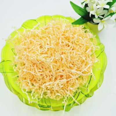 China Daily Gift Wrapping Lemon Fold Cut Shredded Paper Compost Cup/Bag Paper Packaging for sale