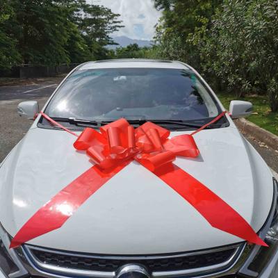 China Shiny ribbon bow for car gift pull ribbon big car bow in good quality for sale