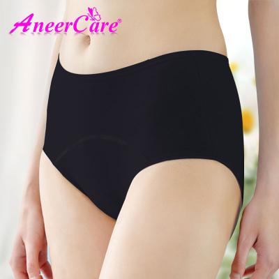 China Wholesale Black Comfortable Period Belly Waist Antibacterial Customized Sexy Women's Underwear Lace Midrise for sale