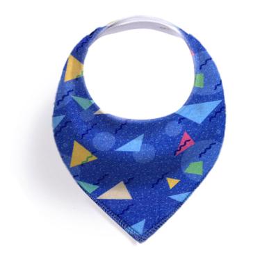 China Viable Wholesale Customize Double Layers Muslin Best Suit Newborn Infant Saliva Towel Bandana Baby Bibs Burp Cloths for sale