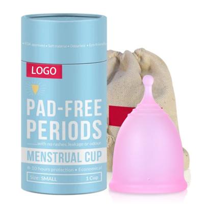 China Wholesale custom reusable silicone medical menstrual cup silicone period cup. for sale